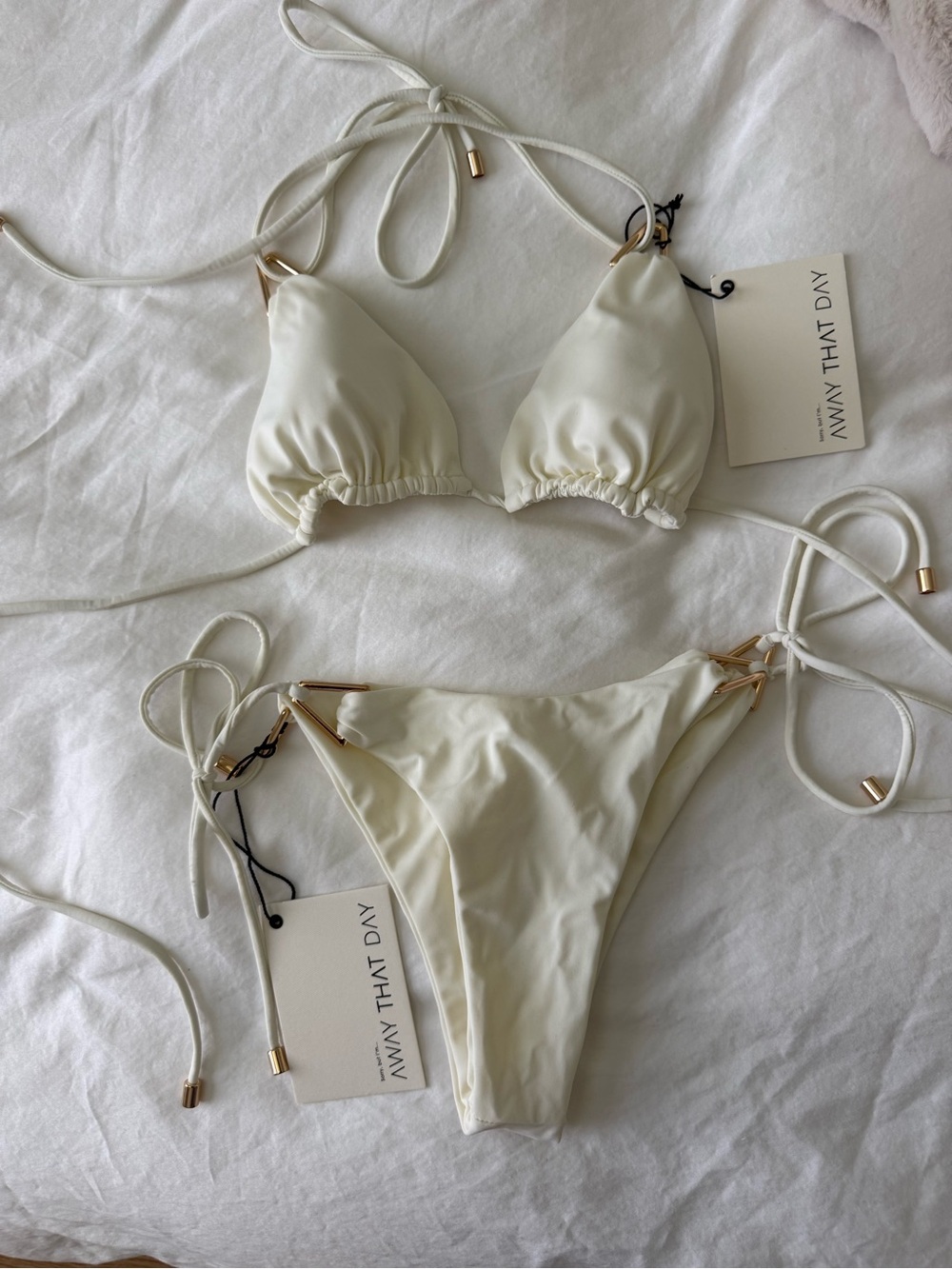 Away That Day Ivory Bikini View 2